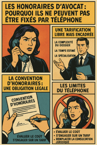 Les honoraires d’avocat : pourquoi ils ne peuvent pas être fixés par téléphone
