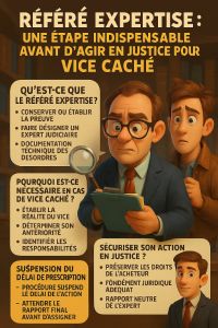Référé expertise : une étape indispensable avant d’agir en justice pour vice caché ou/et défaut de conformité